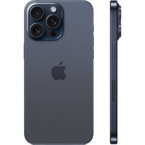 Смартфон Apple iPhone 15 Pro Max синий титан 2